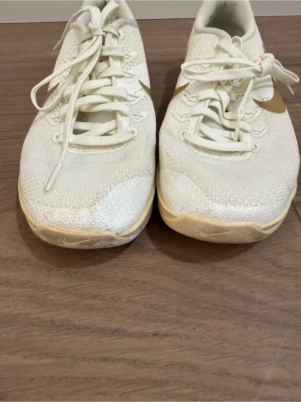 Nike Metcon Women’s Cream and Gold Training Shoes